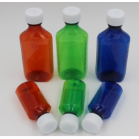 rx pharmacy medicine plastic bottles