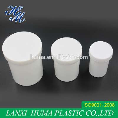 White Plastic Ointment Jars