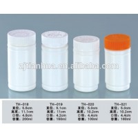 Medicine 5.5cm Diameter 200ml Round HDPE Wholesale Plastic Bottles